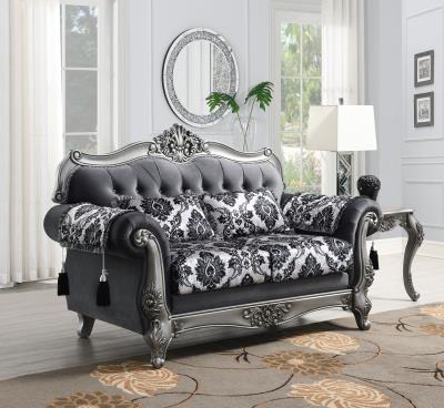 TRADITIONAL GRAY SOFA