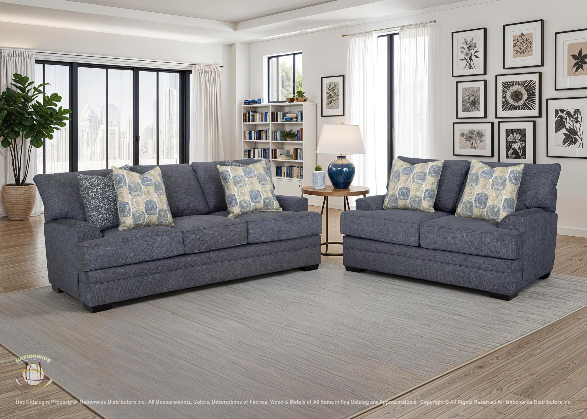 Sofa and Loveseat
