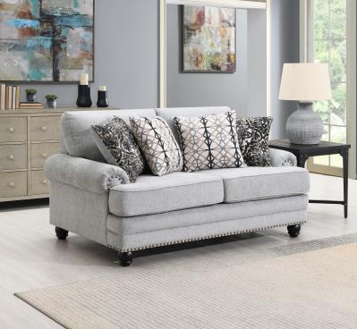 GRAY LOVESEAT