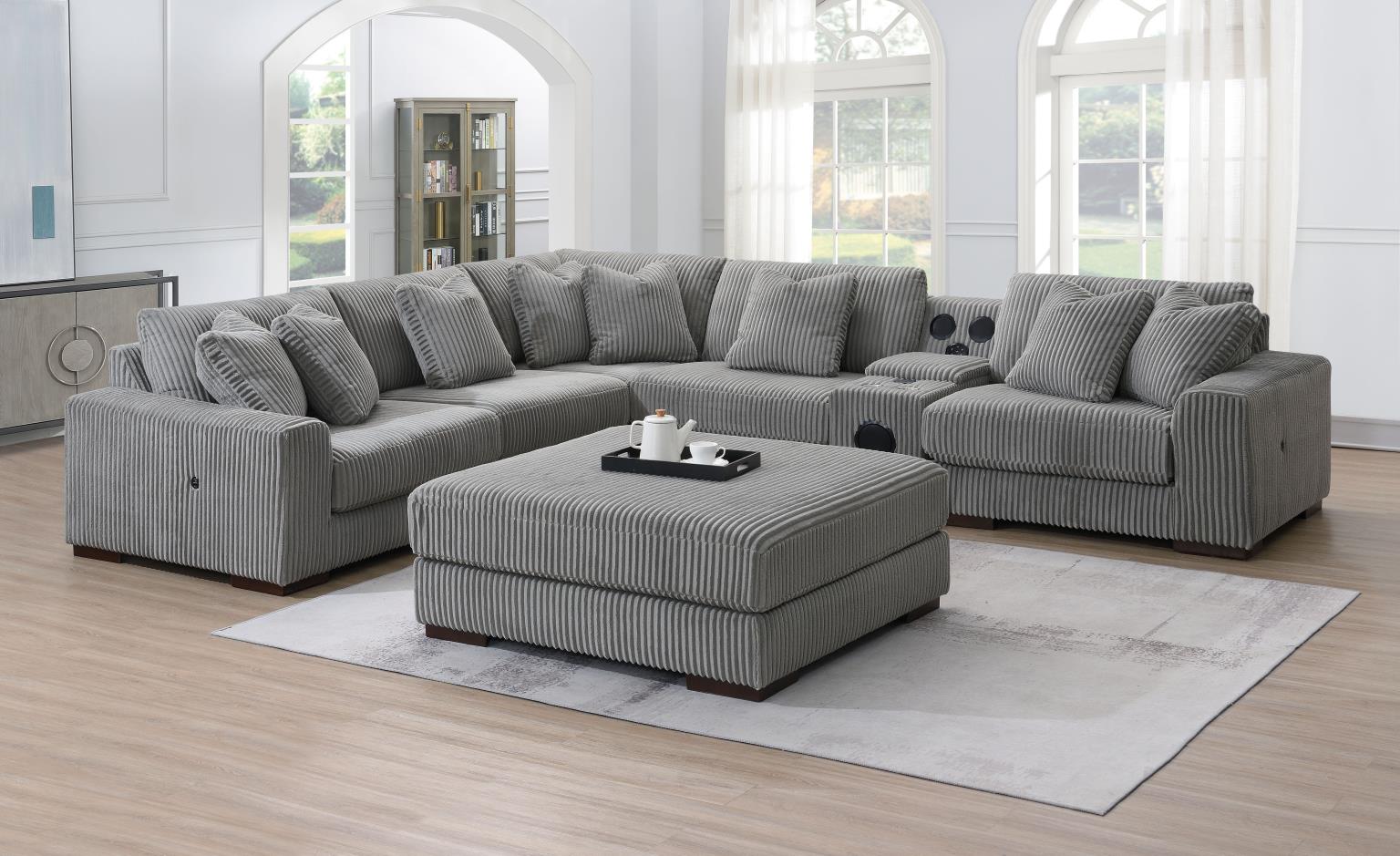 GRAY SWIVEL CHAIR view 5