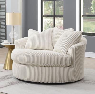 IVORY SWIVEL CHAIR