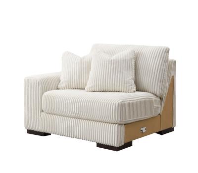 IVORY LEFT CHAIR W/USB-C CHARGER