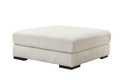 IVORY OTTOMAN