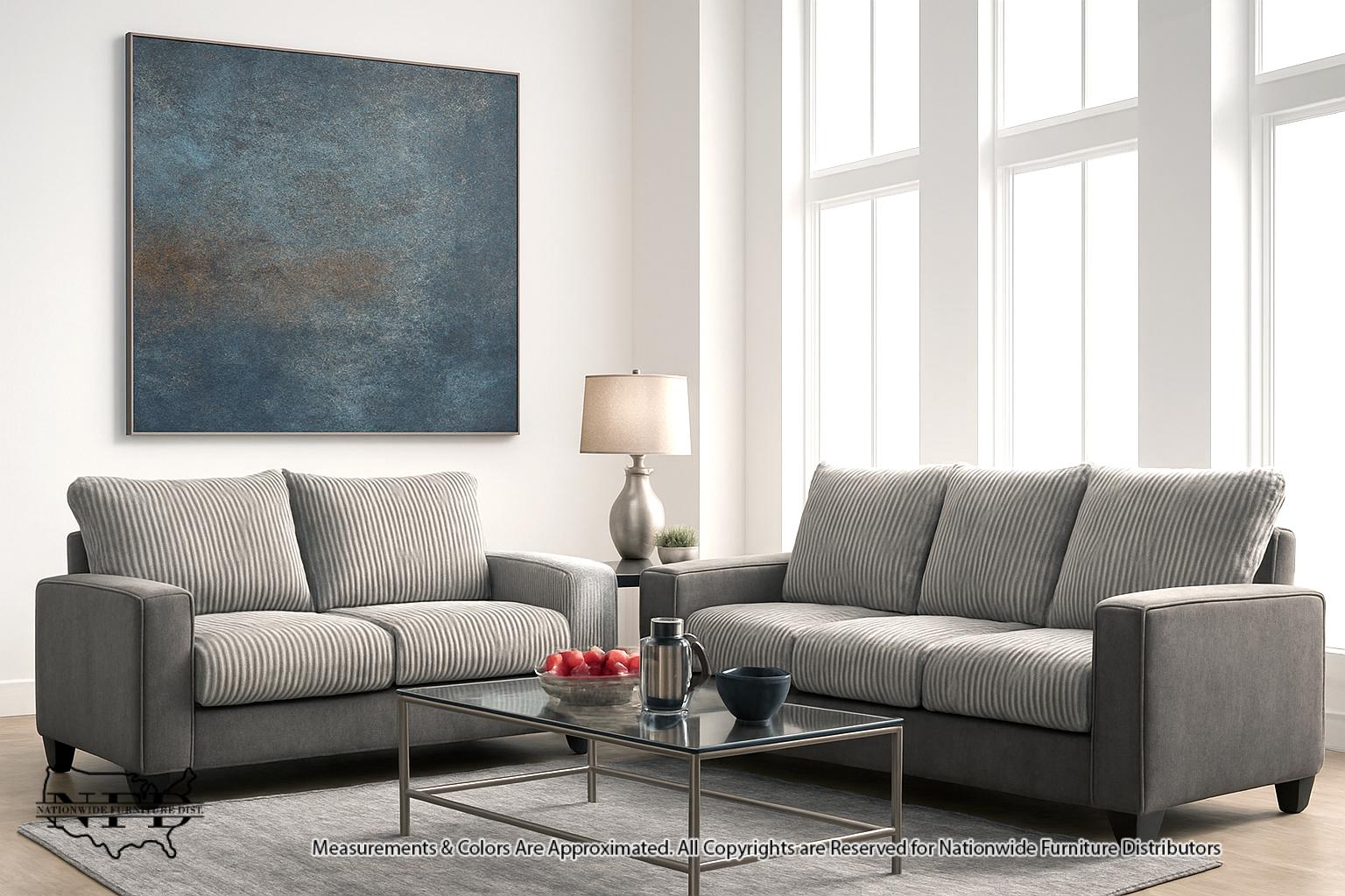 Sofa and Loveseat