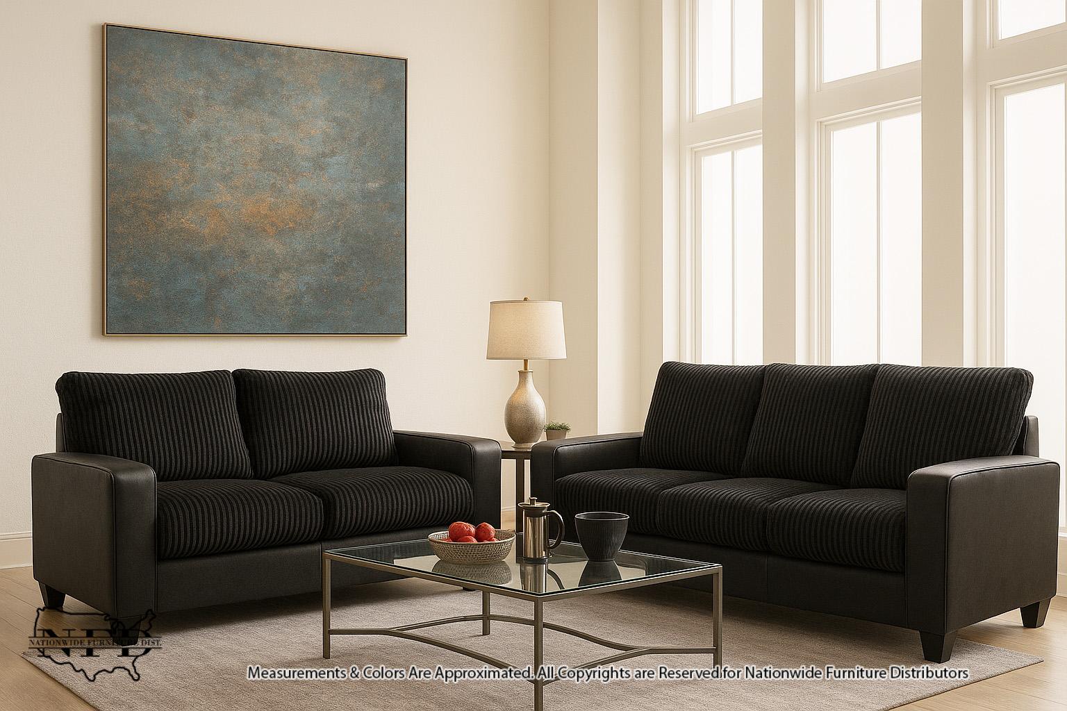 Sofa and Loveseat