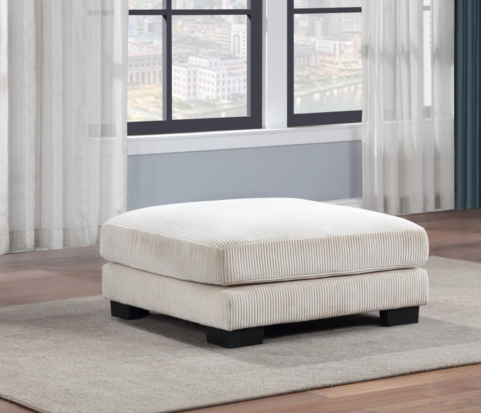 BEIGE OTTOMAN view 2