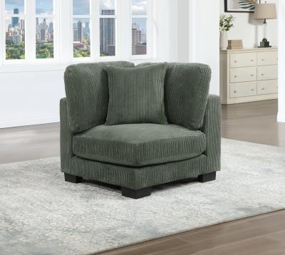 GREEN WEDGE W/PILLOW