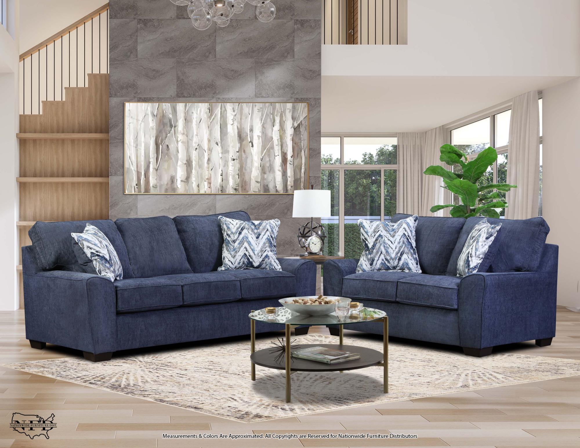 Sofa and Loveseat