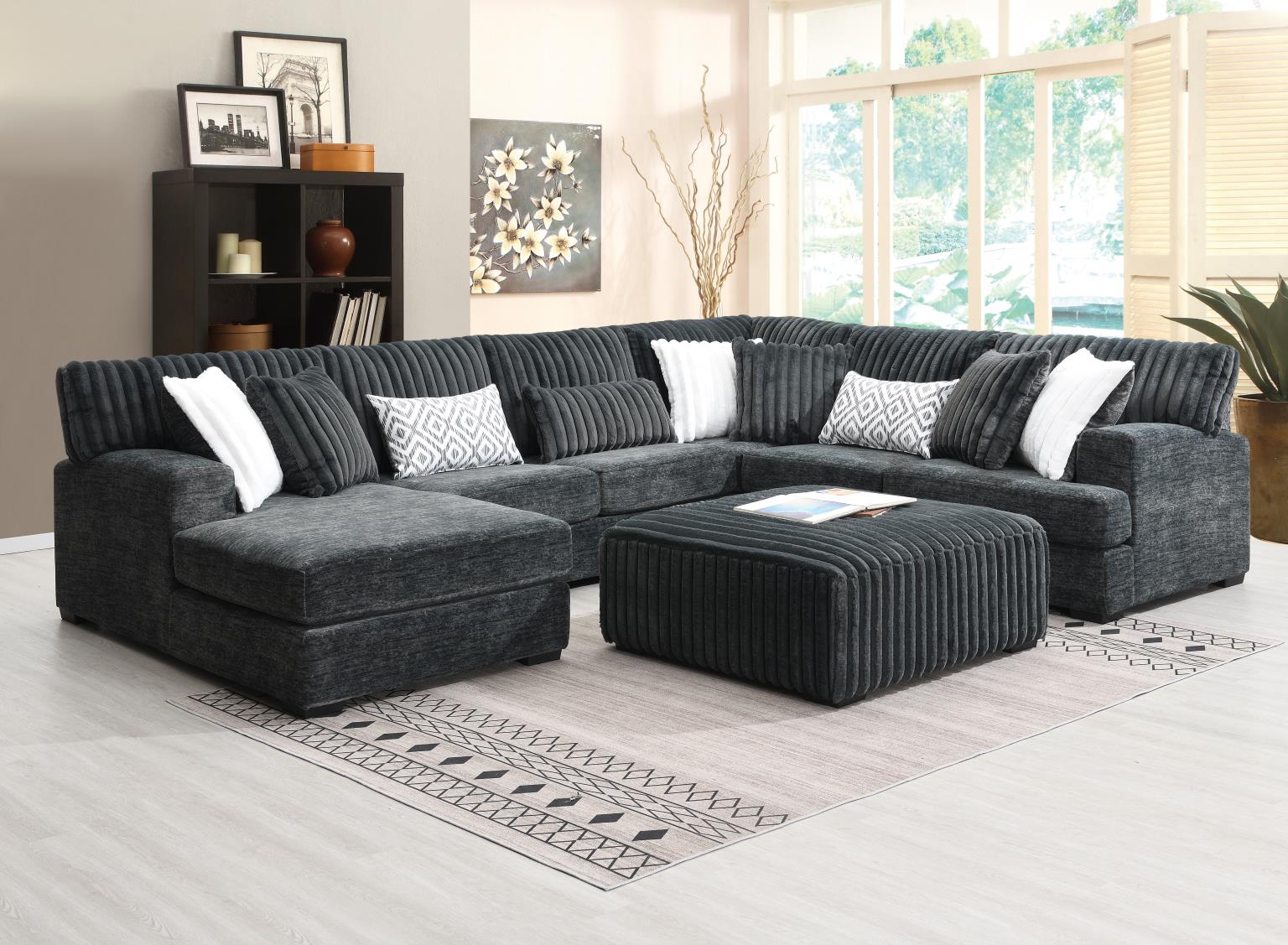 CHARCOAL 3 PC SECTIONAL view 2