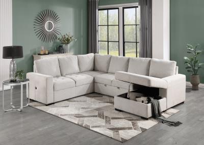 LINEN 3 PC SECTIONAL