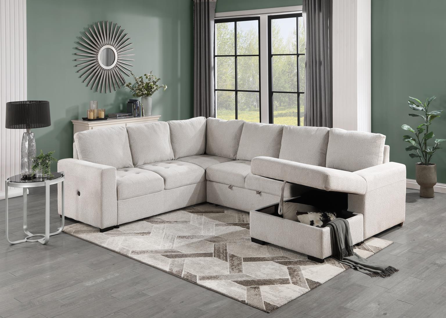 LINEN 3 PC SECTIONAL view 2