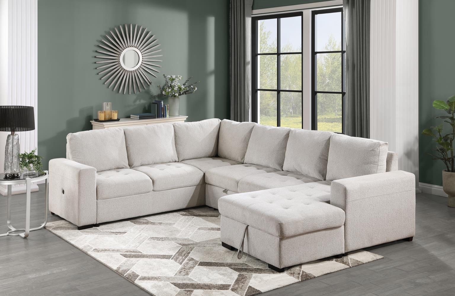 LINEN 3 PC SECTIONAL view 3
