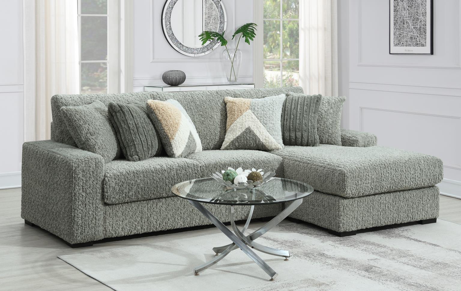 GRAY CORDUROY CONSOLE view 5