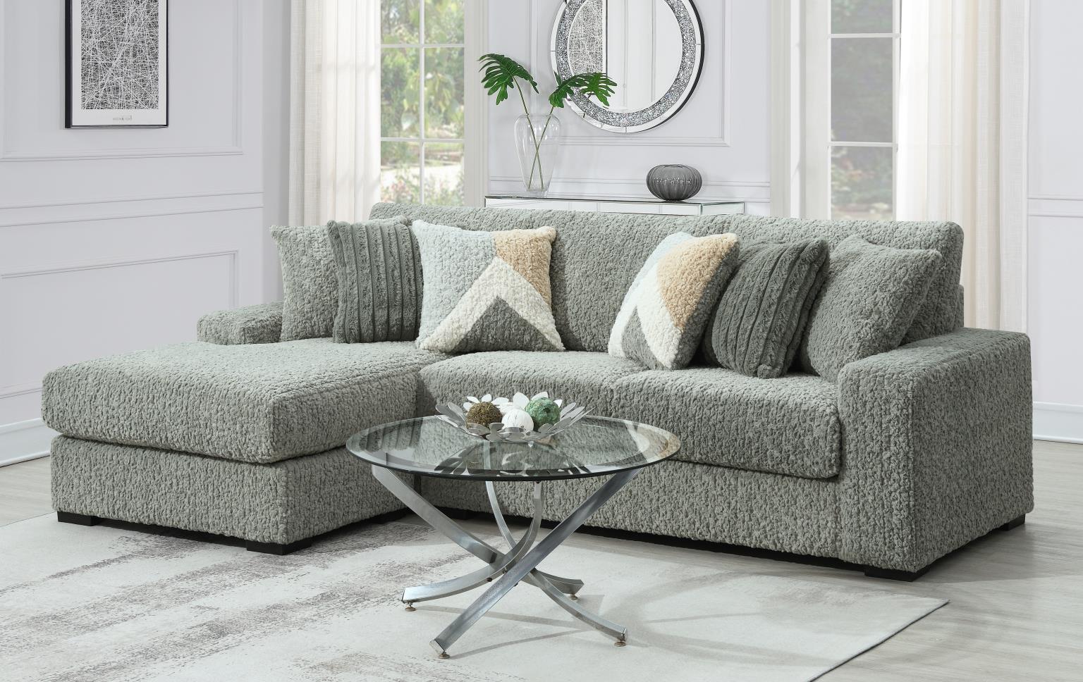 GRAY CORDUROY CONSOLE view 6