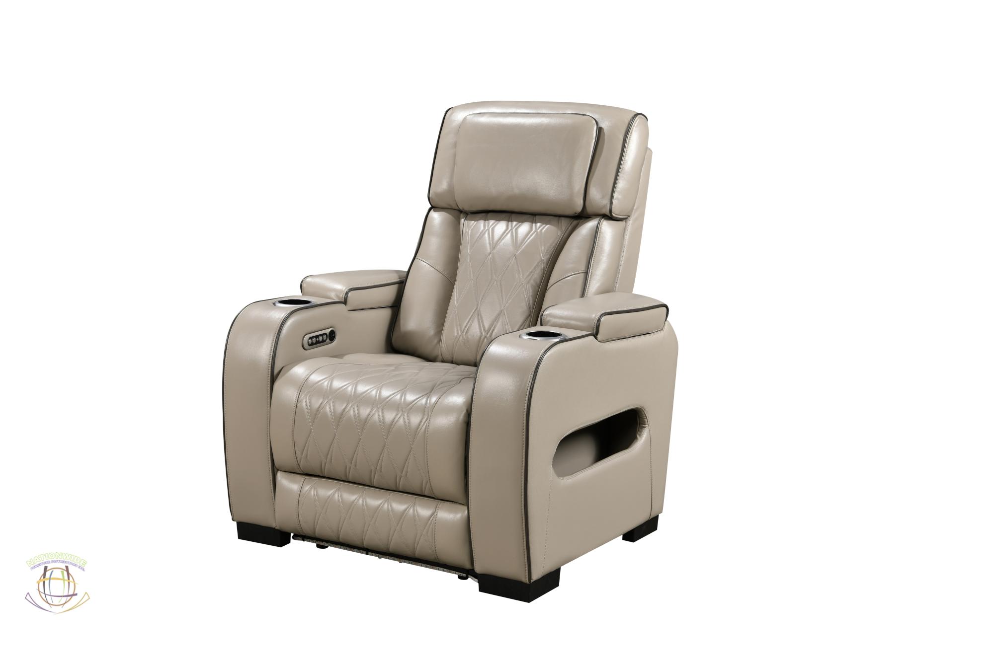 Home Theater Power Reclining Sofa and Home Theater Power Reclining Loveseat view 4