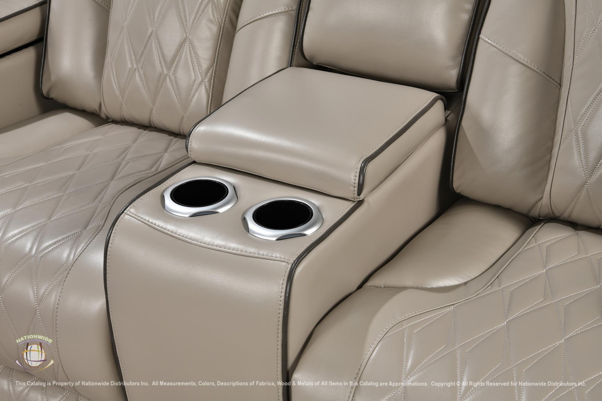 Home Theater Power Reclining Sofa and Home Theater Power Reclining Loveseat view 5
