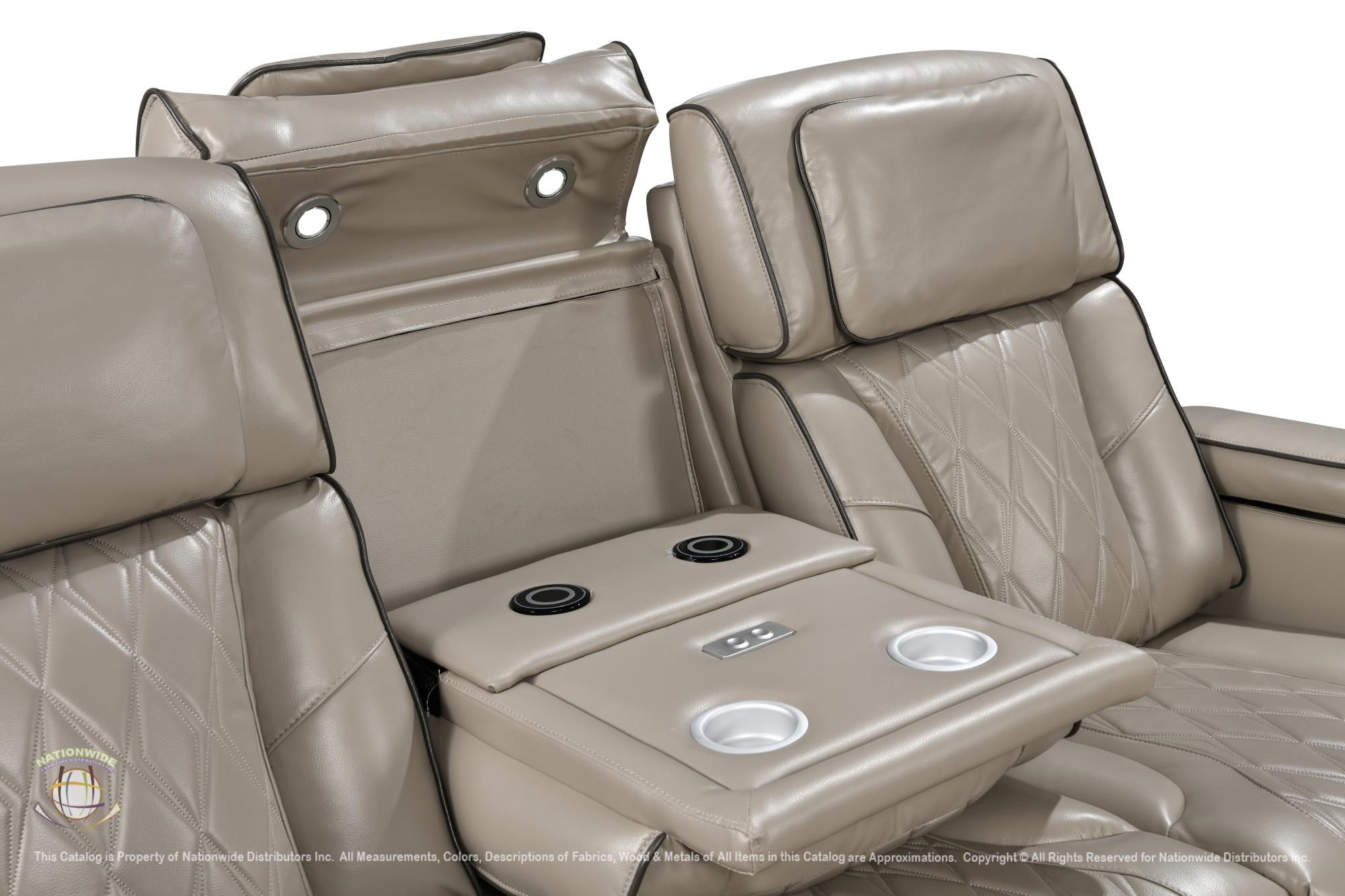 Home Theater Power Reclining Sofa and Home Theater Power Reclining Loveseat view 6