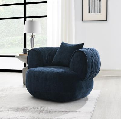 BLUE ACCENT CHAIR