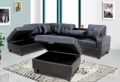 BLACK 2 PC SECTIONAL
