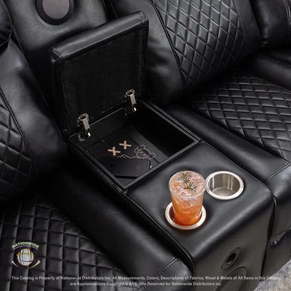 Led & Bluetooth Power Sectional w/ USB view 3