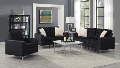 BLACK VELVET CHAIR