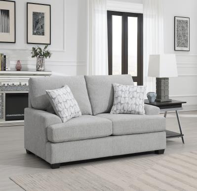 GRAY LOVESEAT
