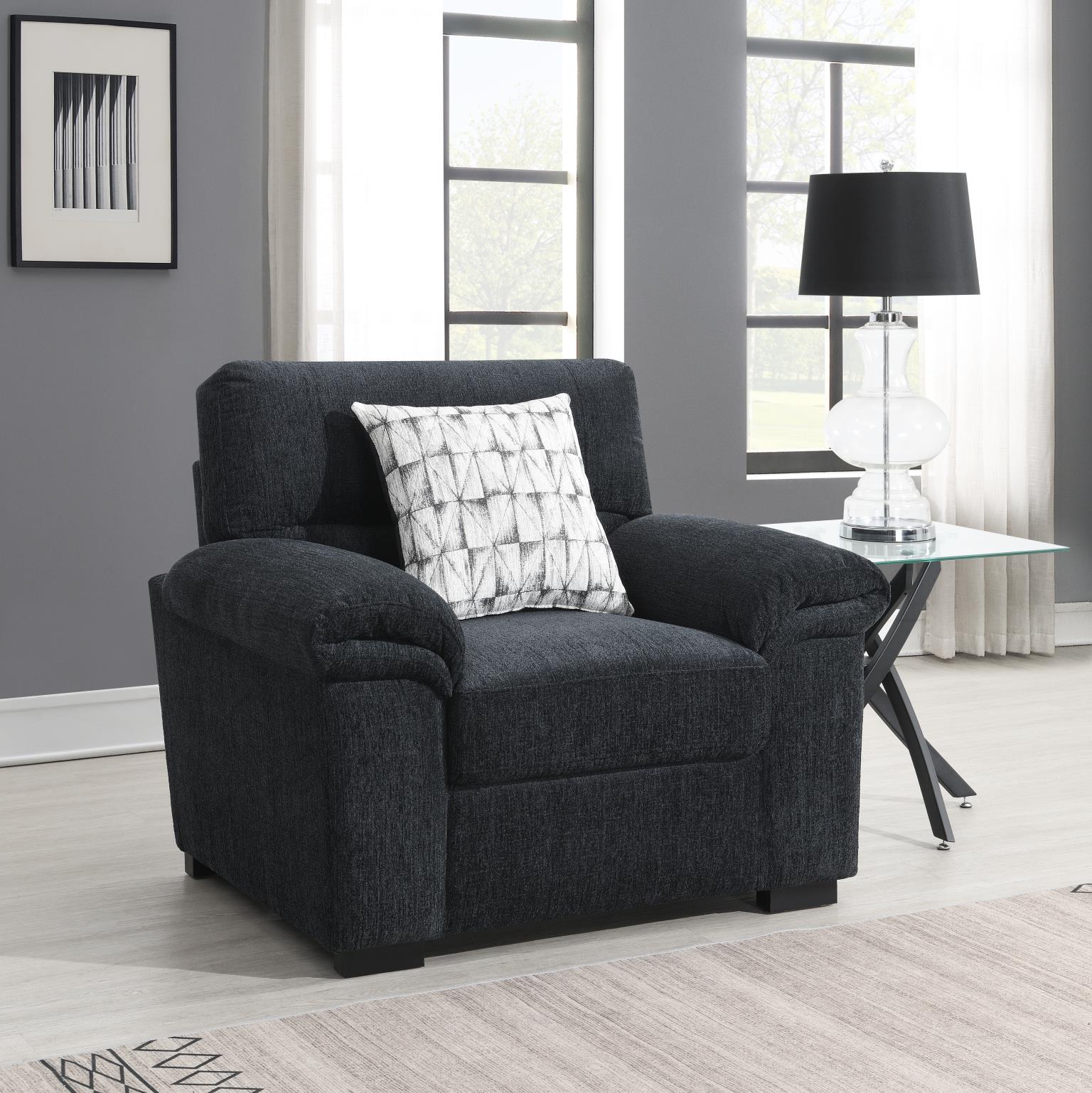 CHARCOAL  CHAIR view 2