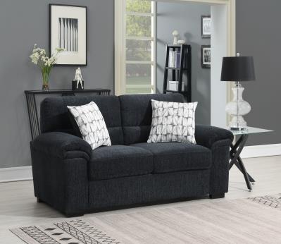 CHARCOAL LOVESEAT