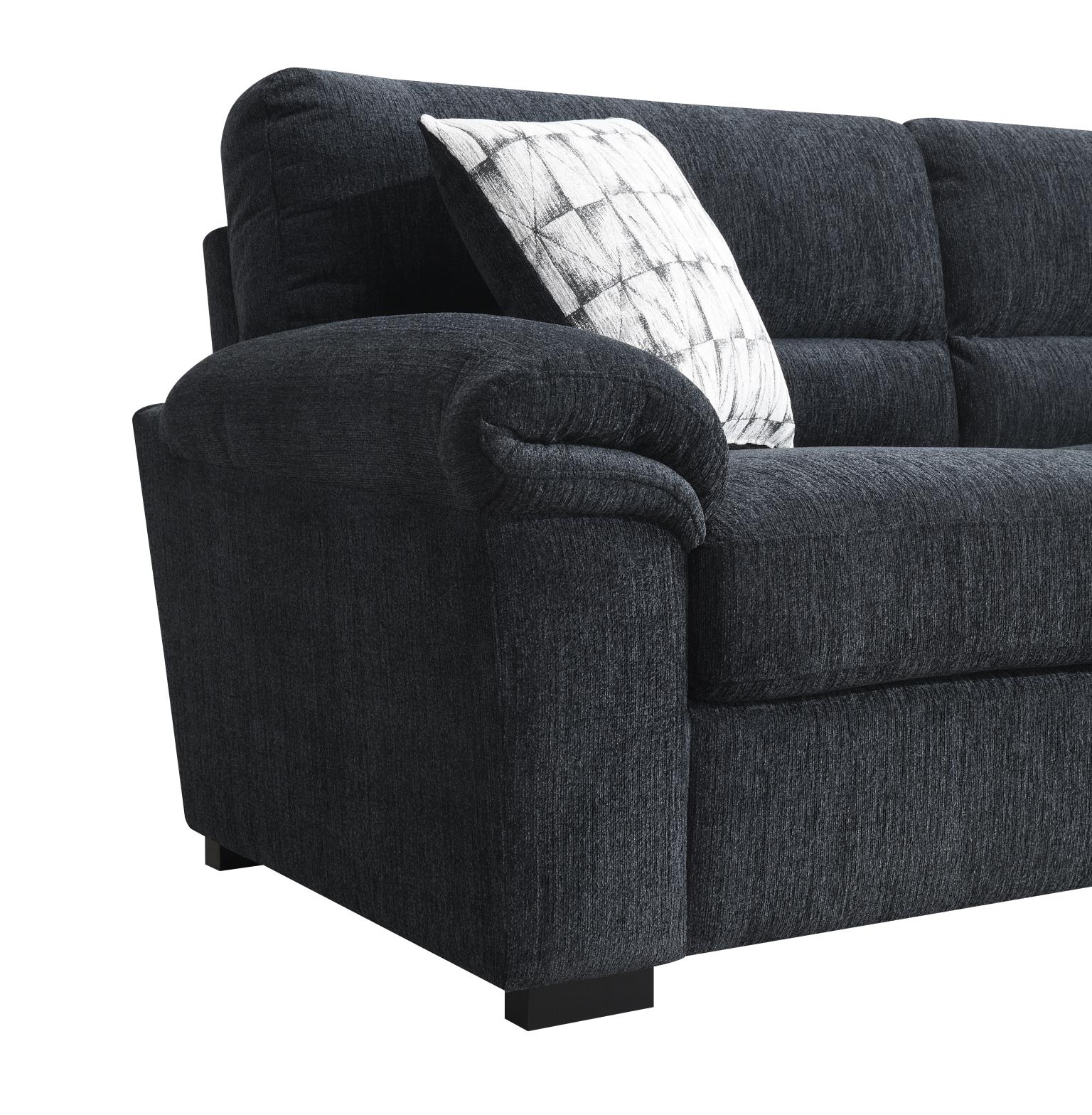 CHARCOAL LOVESEAT view 4