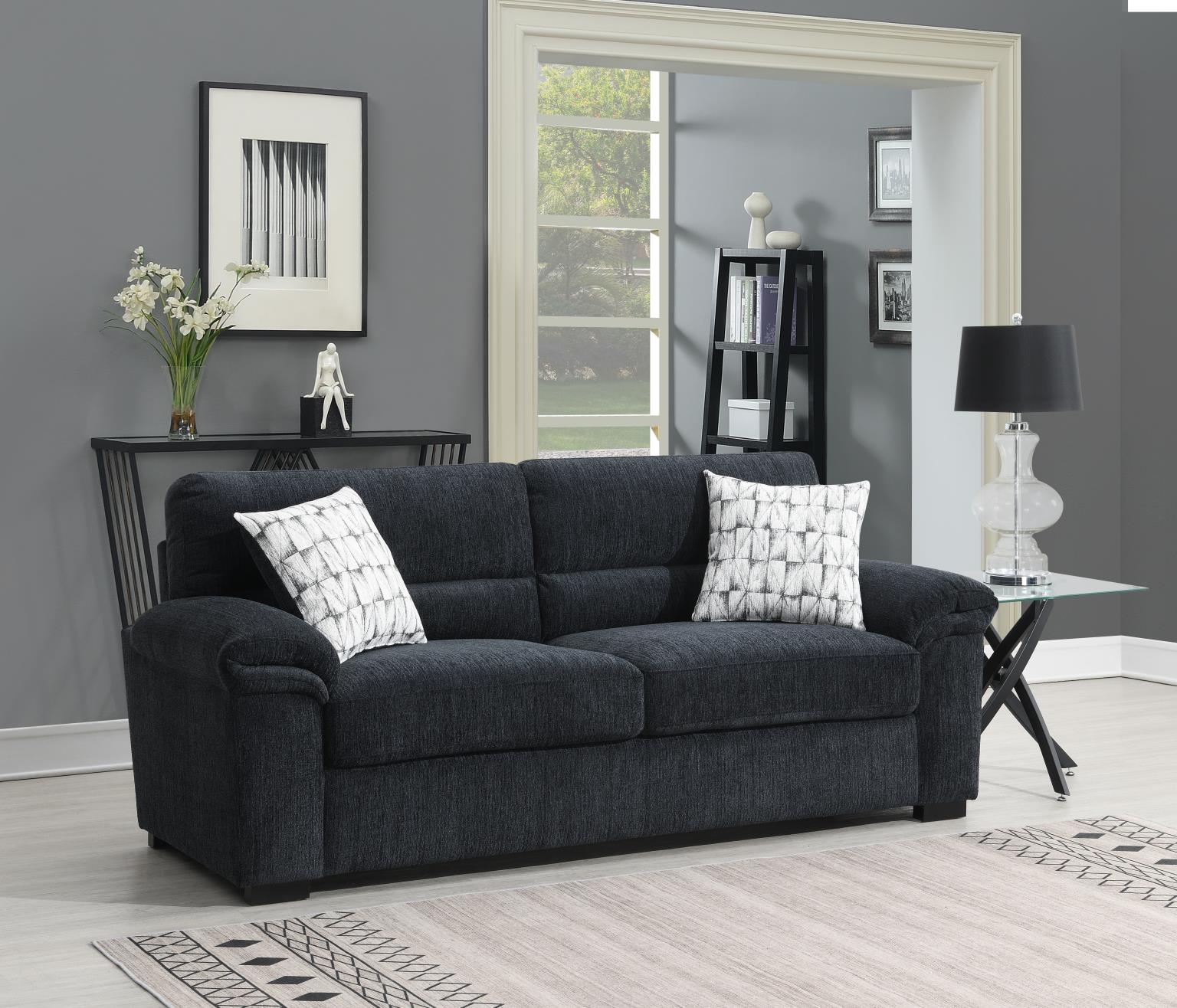 CHARCOAL SOFA view 2