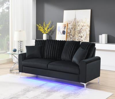 BLACK LED SOFA