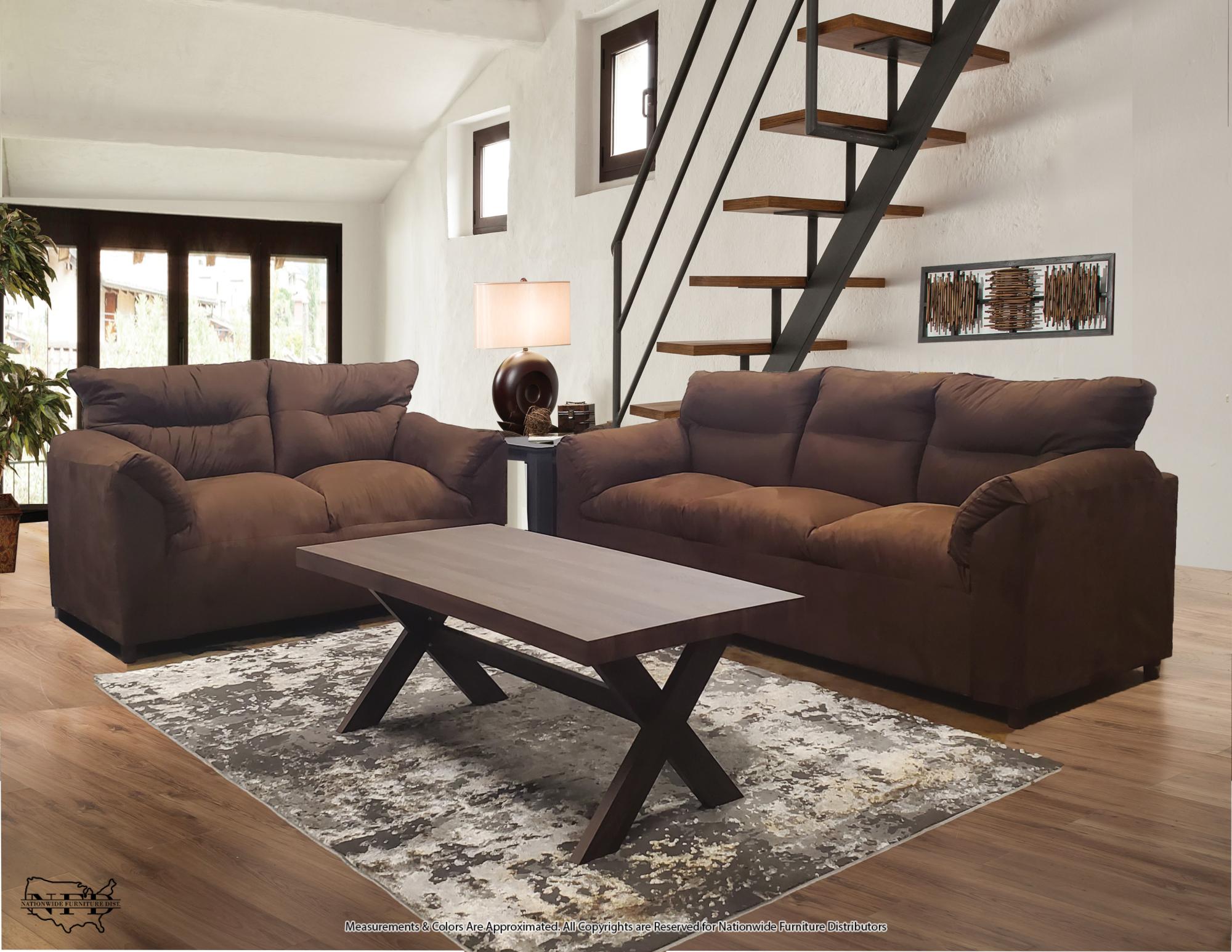 Sofa and Loveseat