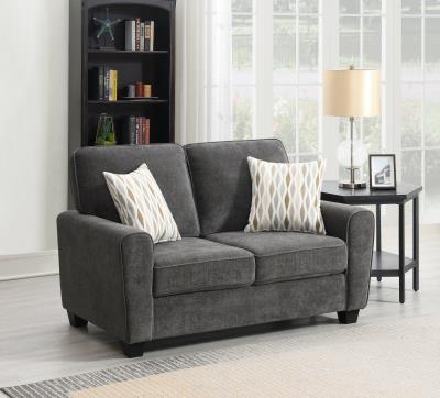 GRAY LOVESEAT