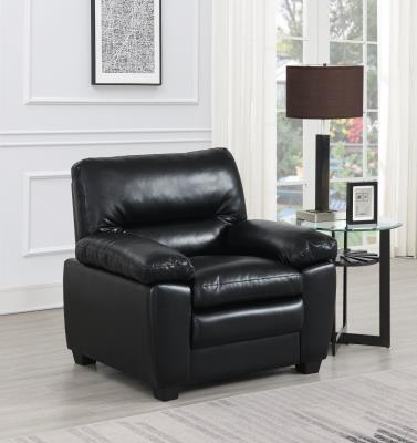 BLACK PU CHAIR