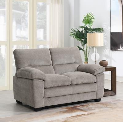 LIGHT BROWN LOVESEAT