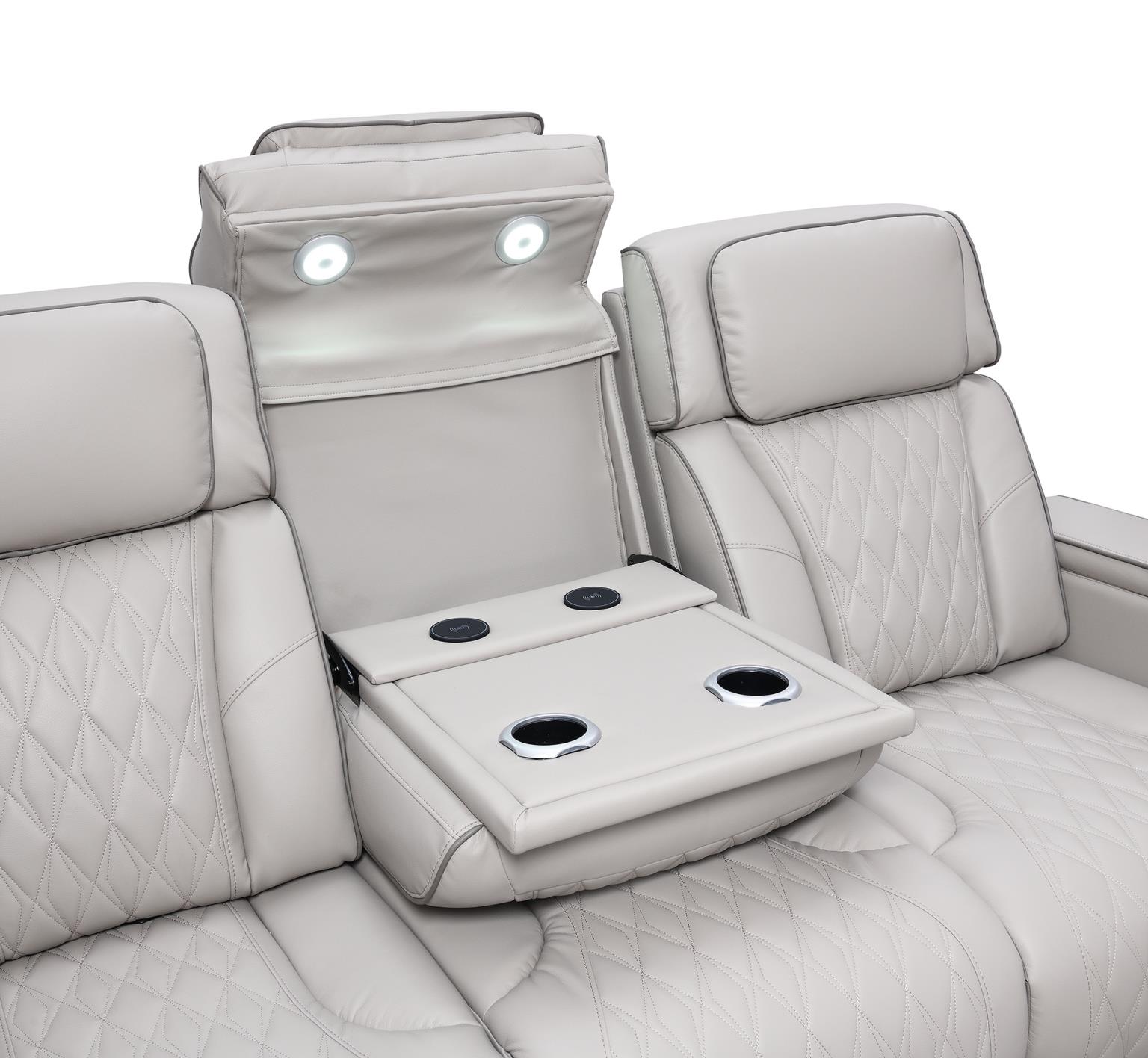 POWER RECLINING SOFA-POWER RECLINING LOVESEAT view 7