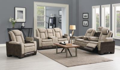 POWER RECLINING SOFA-POWER RECLINING LOVESEAT