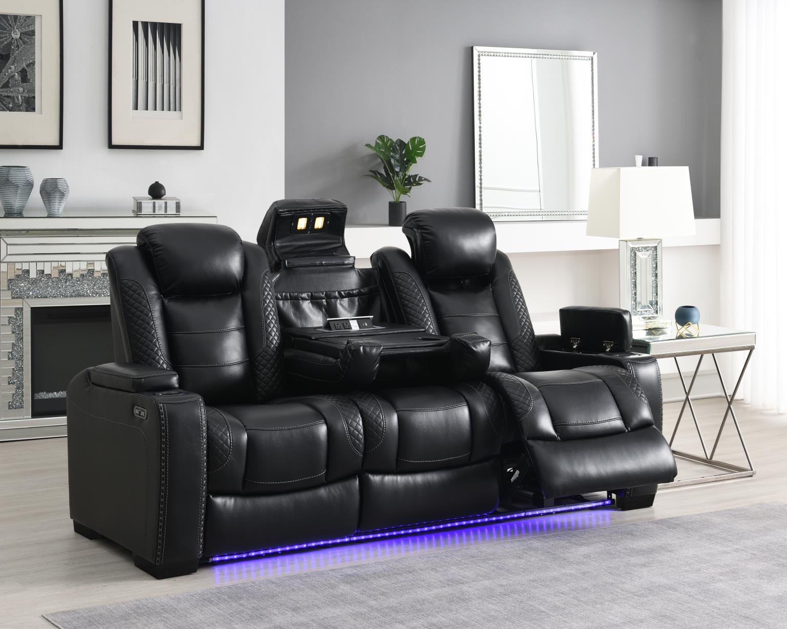 POWER RECLINING SOFA-POWER RECLINING LOVESEAT view 3