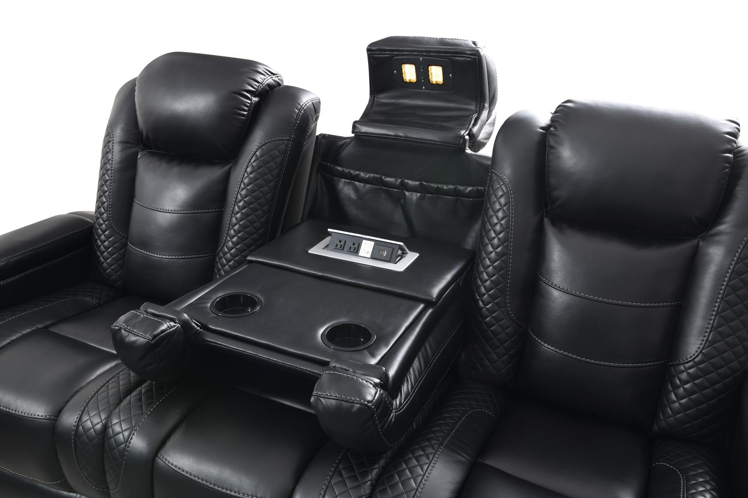 POWER RECLINING SOFA-POWER RECLINING LOVESEAT view 4