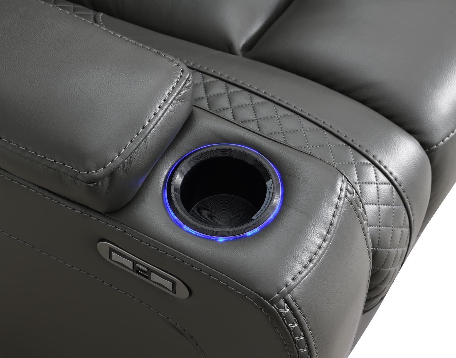 POWER RECLINING SOFA-POWER RECLINING LOVESEAT view 6