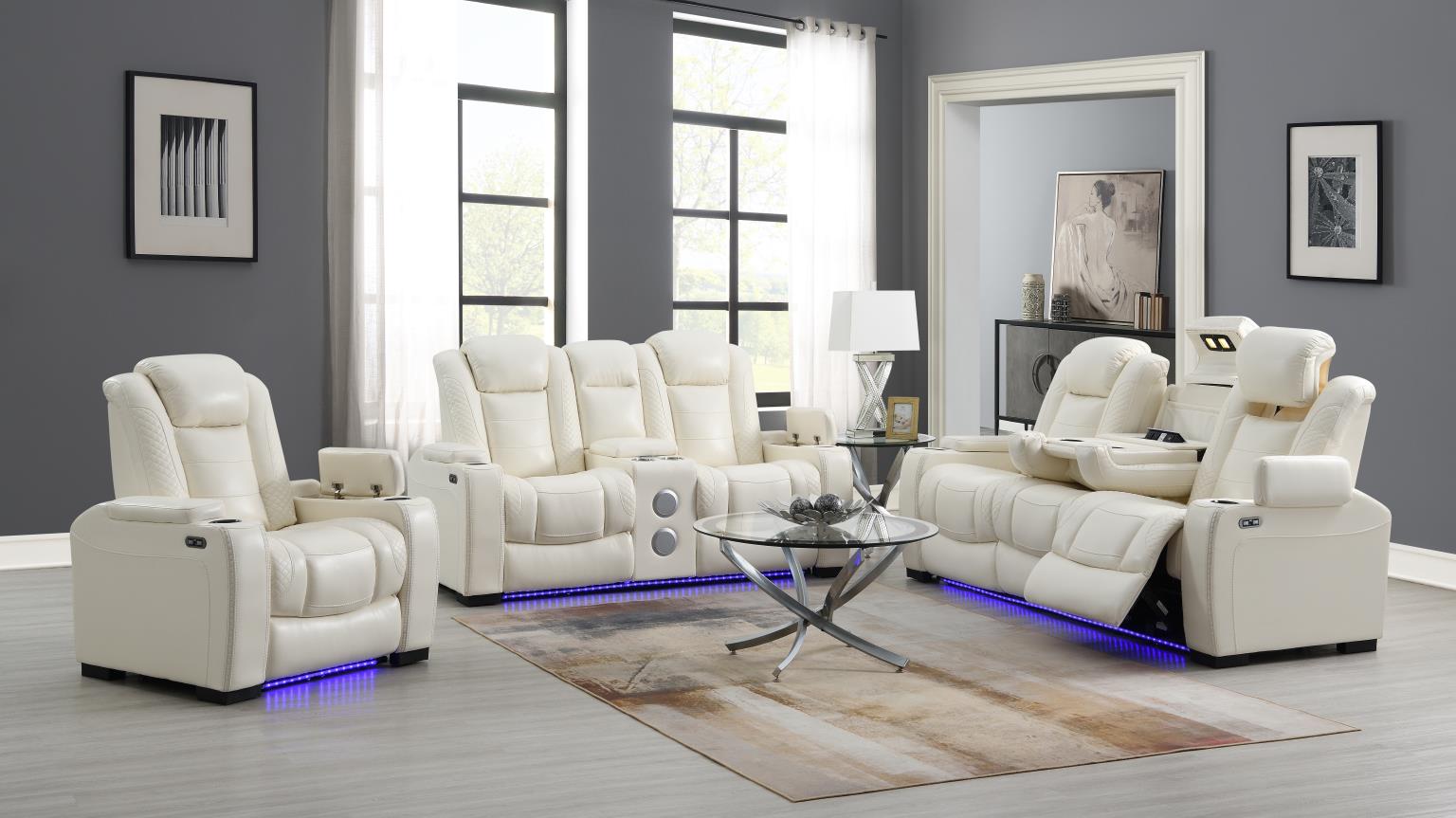POWER RECLINING SOFA-POWER RECLINING LOVESEAT-POWER RELINING CHAIR view 2