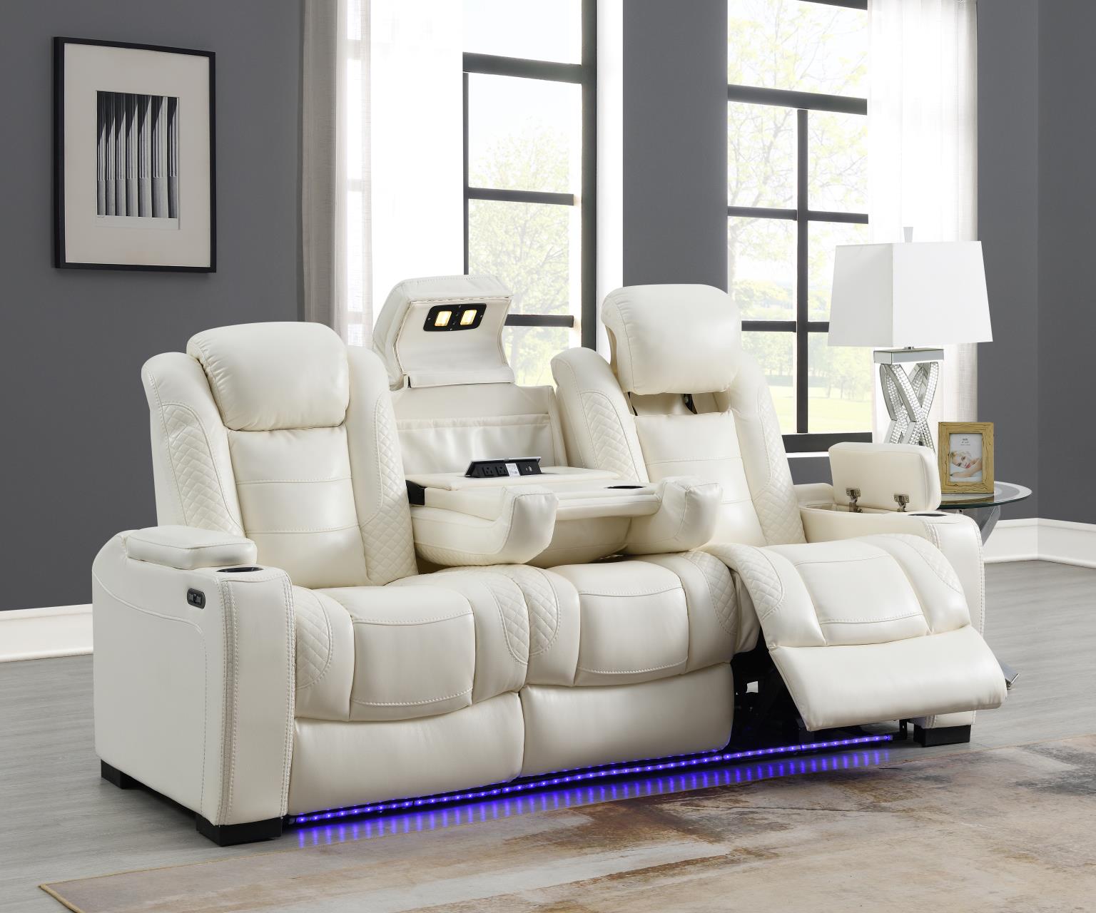 POWER RECLINING SOFA-POWER RECLINING LOVESEAT-POWER RELINING CHAIR view 3